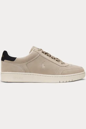 Ralph Lauren Sneaker Court in camoscio