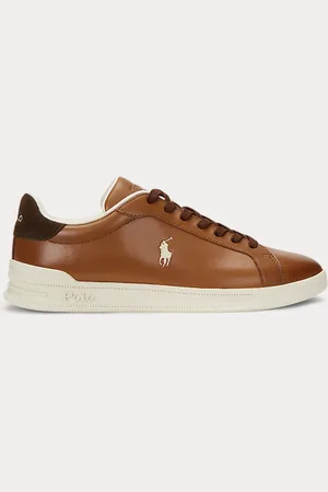 Ralph Lauren Sneaker Heritage Court II in pelle
