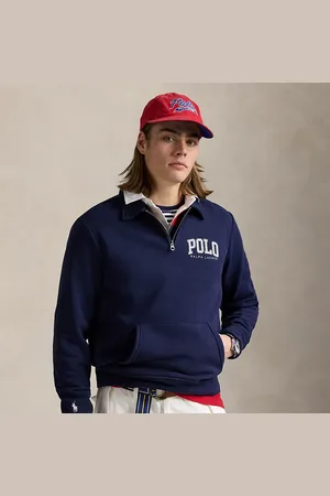 Ralph Lauren Felpa con collo e logo