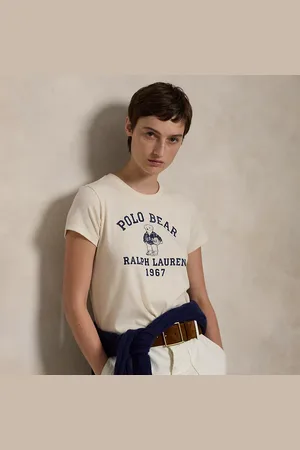 Ralph Lauren Maglietta Polo Bear in jersey di cotone