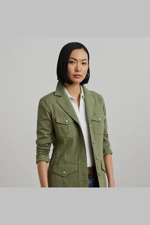 Ralph Lauren Blazer in tela di cotone stretch