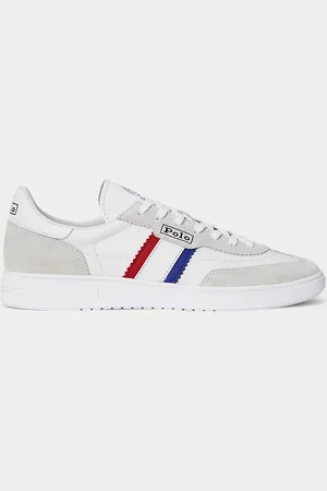 Ralph Lauren Sneaker Bedford con pannelli in camoscio