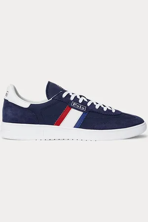Ralph Lauren Sneaker Bedford con pannelli in camoscio