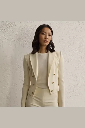 Ralph Lauren Giacca Spencer in crêpe di lana