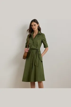 Ralph Lauren Petite - Chemisier in georgette con cintura