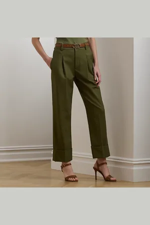 Ralph Lauren Pantaloni in cotone stretch double-face