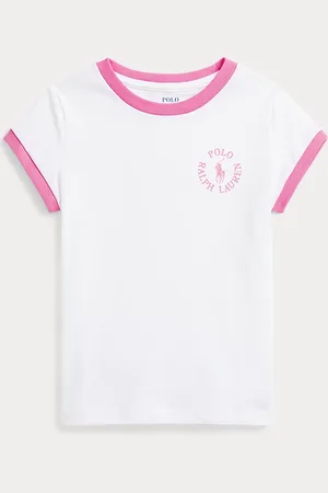 Ralph Lauren Maglietta in jersey con logo e Big Pony