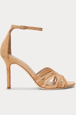 Ralph Lauren Sandali Allie in camoscio e pelle