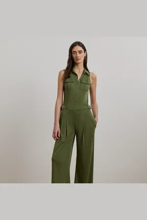 Ralph Lauren Tuta senza maniche a gamba larga