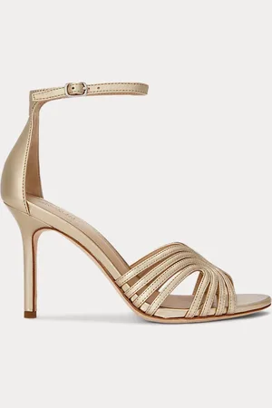 Ralph Lauren Sandali Allie metallizzati con listini