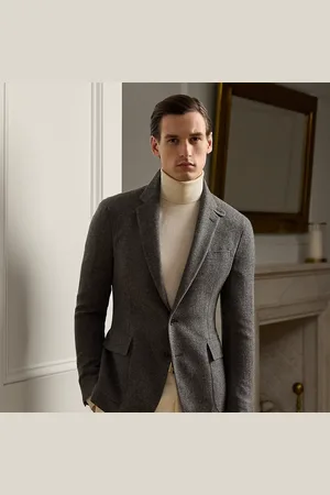 Ralph Lauren Giacca Hadley in cashmere fatta a mano