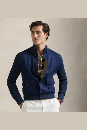 Ralph Lauren Cardigan ibrido in lino