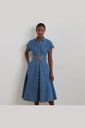 Ralph Lauren Chemisier in denim con fibbia