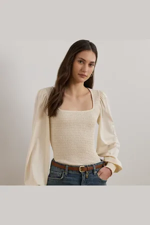 Ralph Lauren Maglia in jersey con maniche blouson