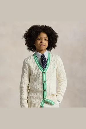 Ralph Lauren Cardigan da cricket in cotone