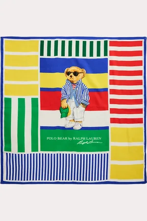 Ralph Lauren Foulard Polo Bear a righe