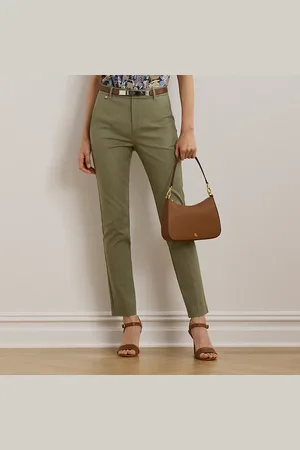 Ralph Lauren Pantaloni in cotone stretch double-face