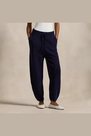 Ralph Lauren Pantaloni in cashmere e lana a coste