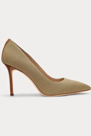 Ralph Lauren Décolleté Lindella II in tela e pelle