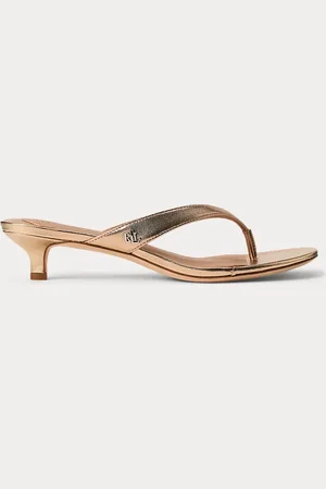 Ralph Lauren Sandali Francesca in cuoio nappa