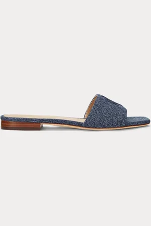 Ralph Lauren Ciabatte Everley in denim lavato