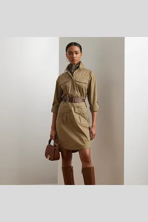 Ralph Lauren Chemisier in misto cotone con cintura