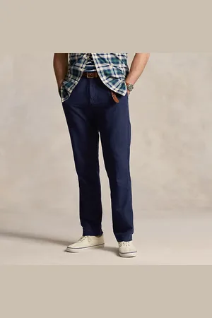 Ralph Lauren Taglie Plus - Pantaloni in lino e cotone Classic-Fit