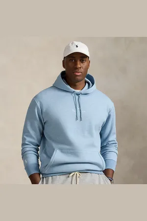 Ralph Lauren Taglie Plus - Felpa con cappuccio a maglia doppia