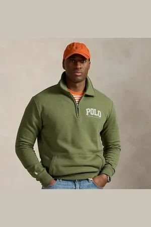 Ralph Lauren Taglie Plus - Felpa con collo e logo