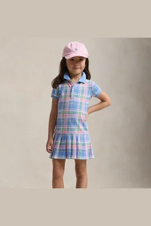 Ralph Lauren Abito polo in piqué di cotone scozzese