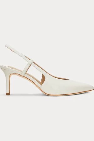 Ralph Lauren Décolleté slingback Khloe in cuoio nappa