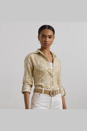Ralph Lauren Camicia in lino a fiori Relaxed-Fit