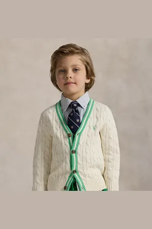 Ralph Lauren Cardigan da cricket in cotone
