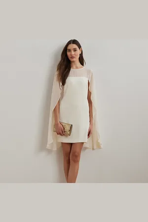 Ralph Lauren Abito in georgette con mantella
