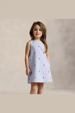 Ralph Lauren Abito in Oxford di cotone con pony Polo