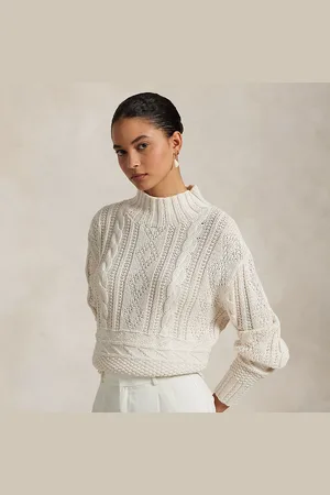 Ralph Lauren Maglia in cotone a punto Aran