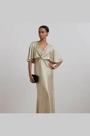 Ralph Lauren Abito in jersey laminato con mantella