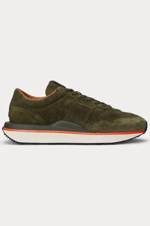 Ralph Lauren Sneaker Train 89 in camoscio