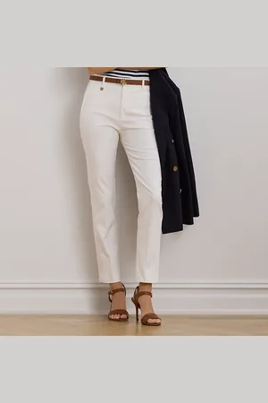 Ralph Lauren Petite - Pantaloni in cotone stretch double-face