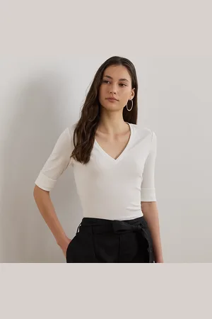 Ralph Lauren Maglietta in cotone con scollo a V