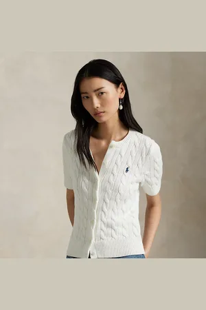 Ralph Lauren Cardigan in cotone a maniche corte