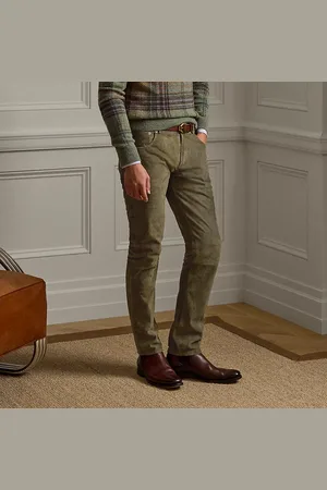Ralph Lauren Pantaloni a cinque tasche in camoscio