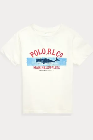 Ralph Lauren Maglietta in jersey di cotone con stampa