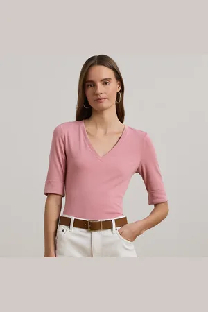 Ralph Lauren Maglietta in cotone con scollo a V