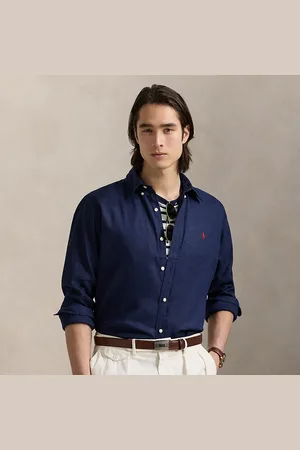 Ralph Lauren Camicia in lino e cotone Custom-Fit