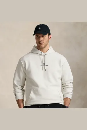 Ralph Lauren Taglie Plus - Felpa con cappuccio a maglia doppia