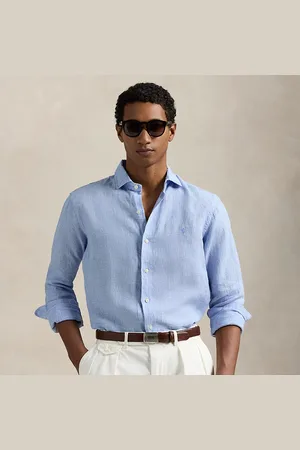 Ralph Lauren Camicia in lino Custom-Fit