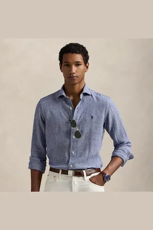 Ralph Lauren Camicia in lino Custom-Fit