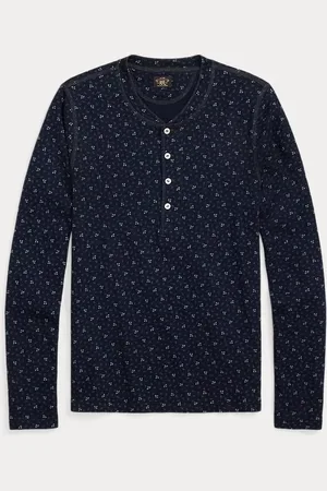 Ralph Lauren Maglietta serafino in cotone e lino
