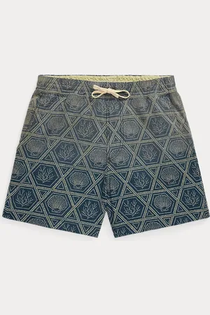 Ralph Lauren Short in jersey indaco con conchiglie